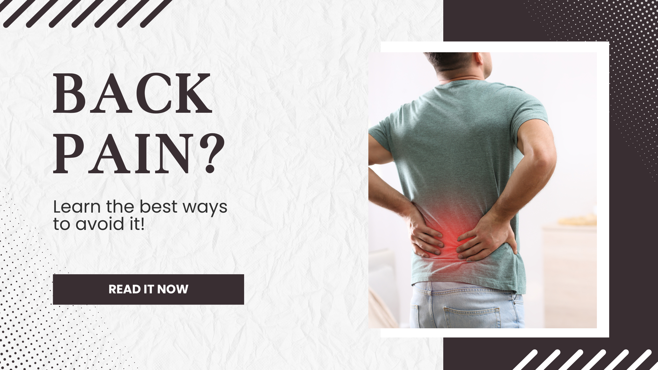 The Best Way to Avoid Back Pain